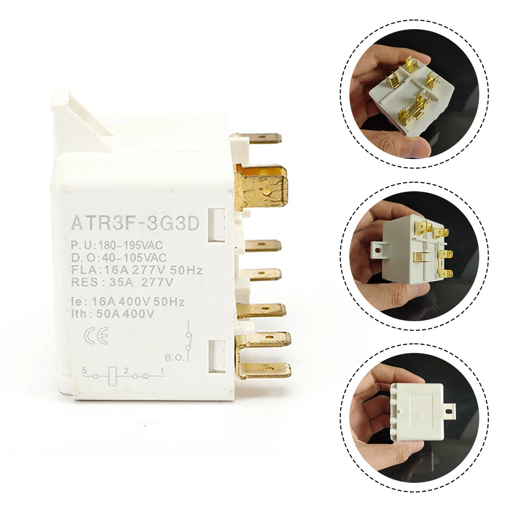 1pc HLR3800-4G3D Replacement Relay Starter 5Pin For Air Conditioner Refrigerator Compressor Accessories