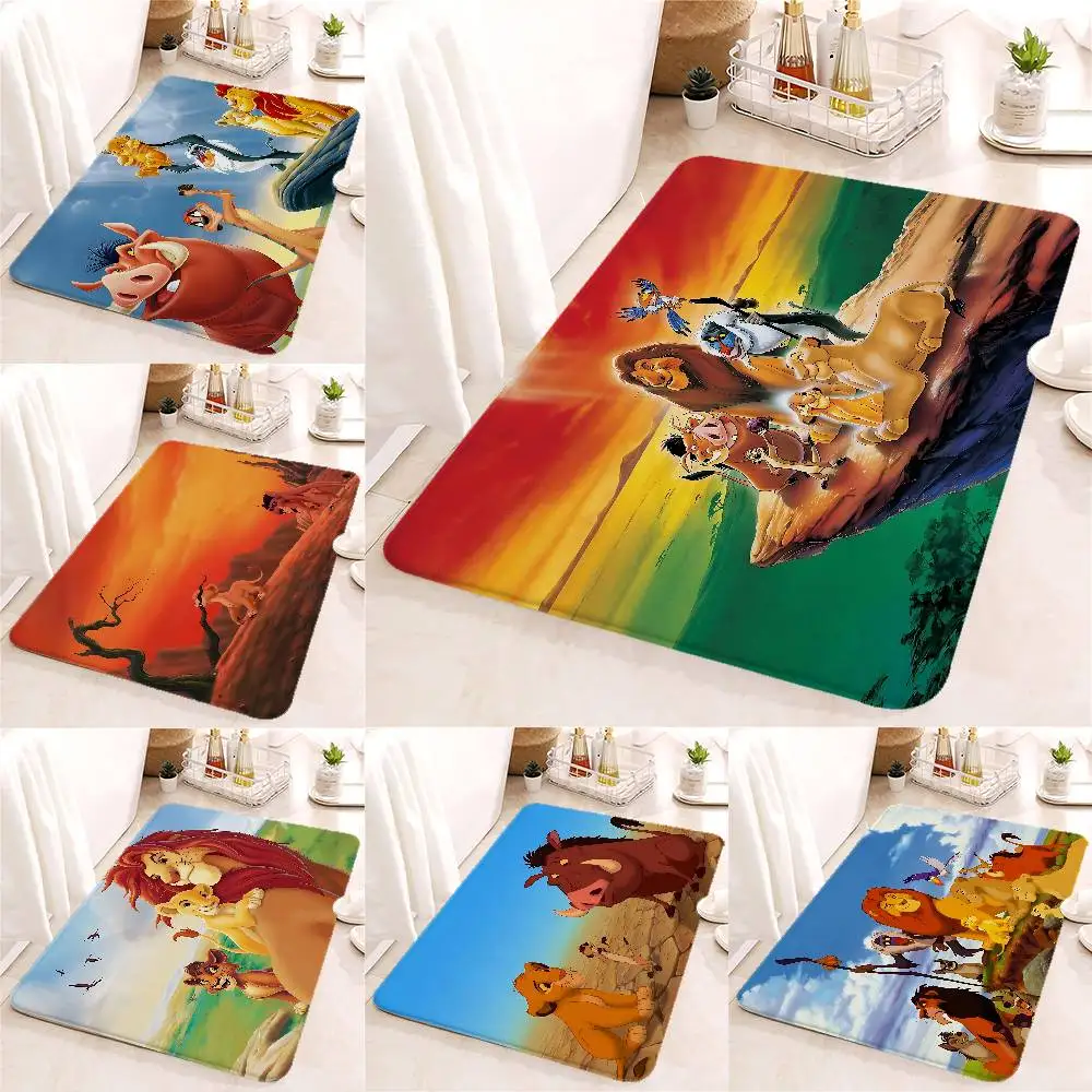 Vintage L-LionS K-King Cartoon Carpet For Living Room Sofa Decor Modern Rug Floor Mat For Men Bedroom Durable Area Rugs