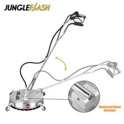 Jungleflash-クリーナー20インチ,4つの車輪,ダブルハンドル,ステンレス鋼ハウジングを備えたプロフェッショナルクリーナー