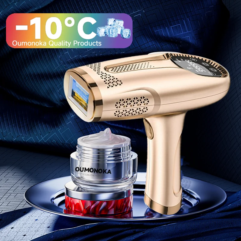 Nueva depiladora láser IPL permanente, máquina para cortar cabello, alisadores, vibración, afeitadora para hombre, depiladora láser para vello Facial femenino