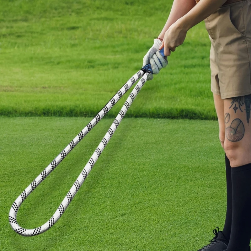 

Гольф -качание тренировочная веревка Портативный тренажер для гольфа в помещении