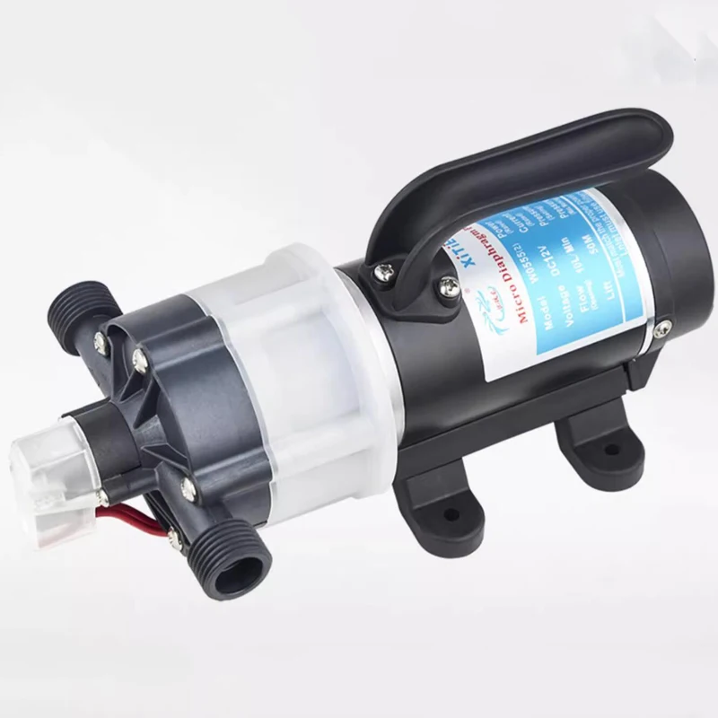 DC 12V 60W 5L/MIN electric diaphragm pump micro water pump low noise self-priming automatic start-stop pump