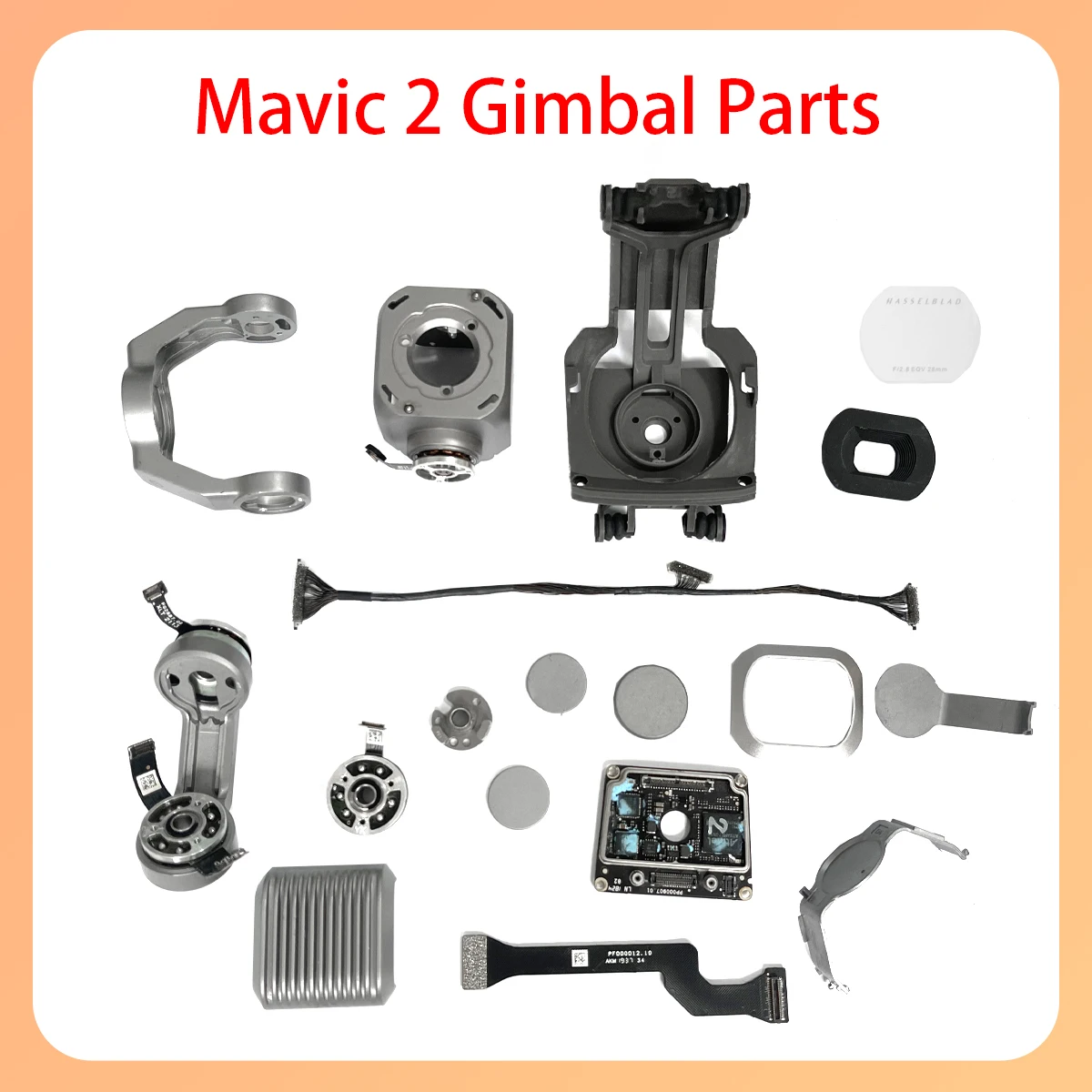 

Original Mavic2 Pro PTZ YPR Motor Frame Lower Bracket Shock Absorber Plate Cable Suitable for DJI Mavic2 Pro
