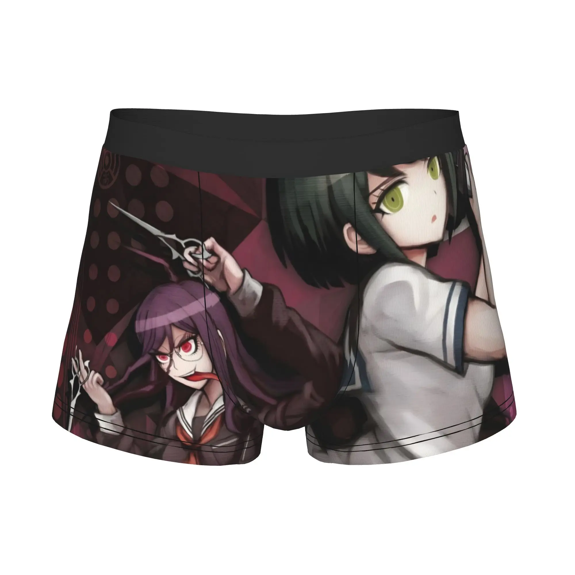 Comics Komaru Naegi Boxer Shorts For Homme 3D Printed Toko Fukawa Underwear Panties Briefs Soft Underpants