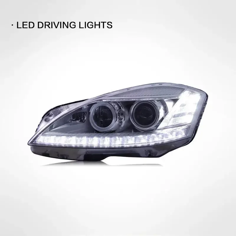 لمرسيدس بنز W221 2006-2008 S-Class S300 S350 S400 AMG تعديل LED كشافات المصابيح الخلفية مصباح رئيس الجبهة إكسسوارات مضيئة