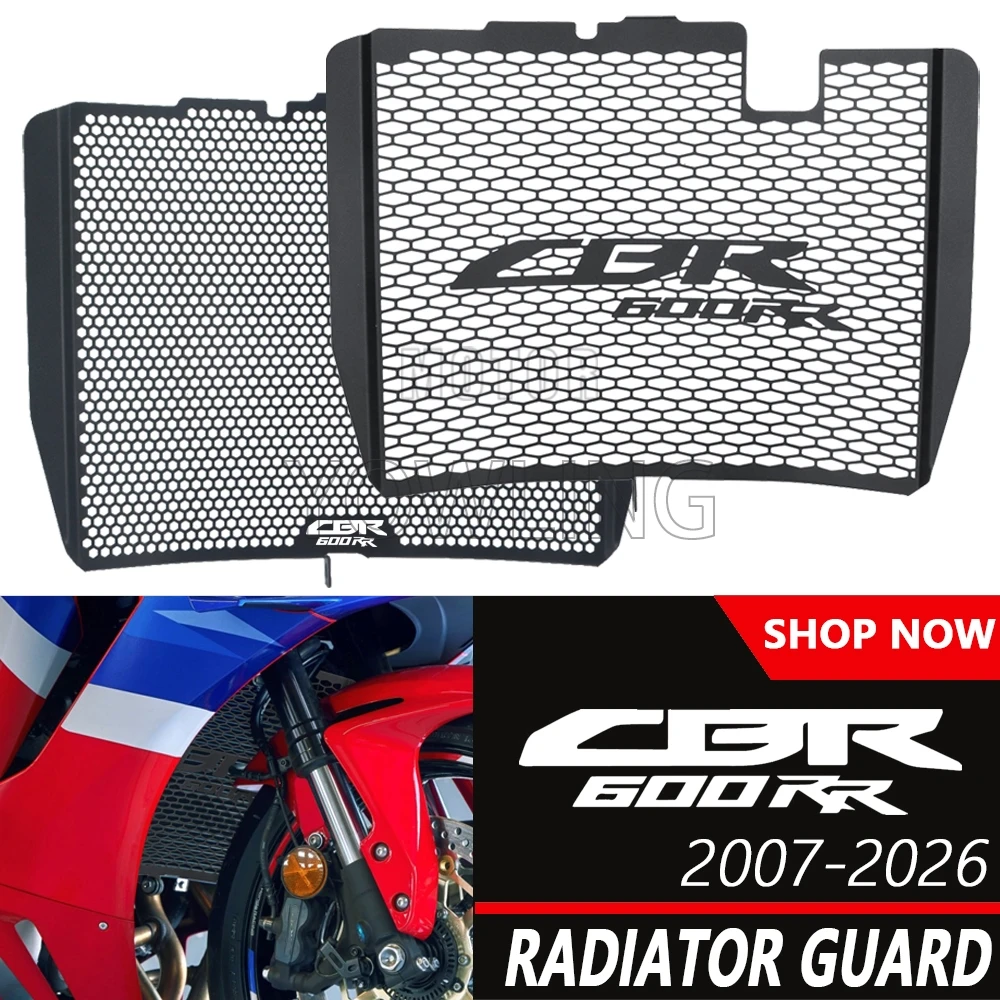 CBR 600 RR Radiator Guard Protector Grille Cover For Honda CBR600RR 2007 2008 2009 2012 2013 2014 2015 - 2025 2026 CBR 600RR ABS
