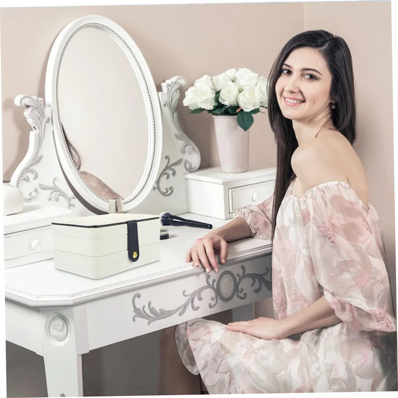 

N98R Home Jewelry Storage Box Portable Jewelry Storage Box Suitable For Jewelry Classification