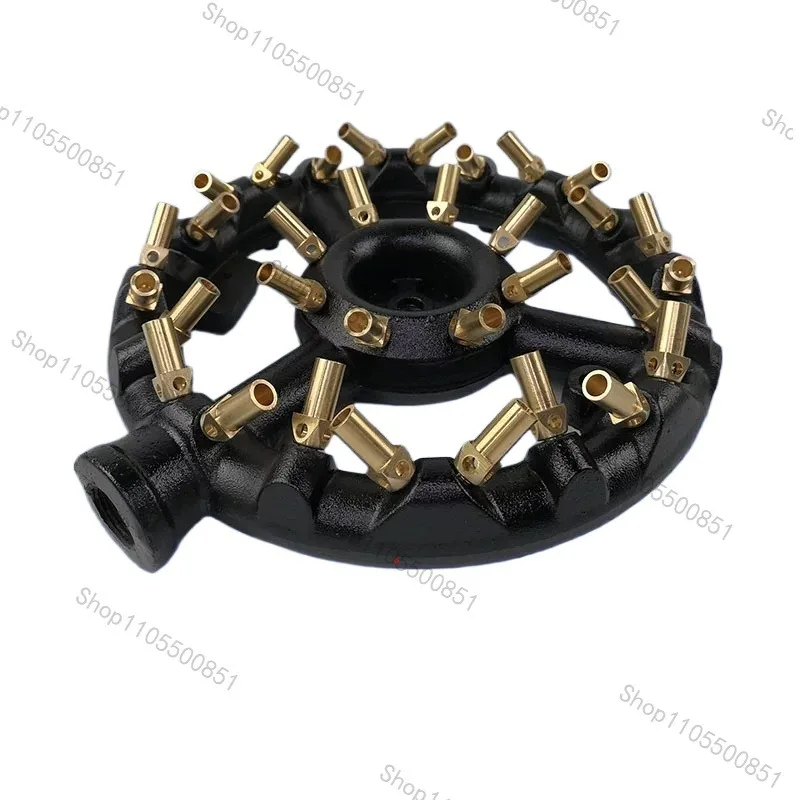 23 Mouth Fighting Hot Gas Fierce Fire Core, Natural Wind Stove Head, Commercial Gas Stove Accessories