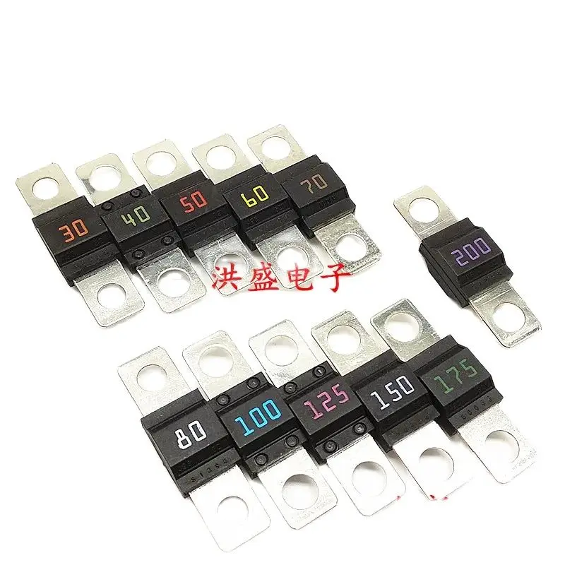 New Original 498 MIDI Series Small bolt type car fuse 30A 40A 50A 60A 70A 80A 100A 125A 150A 175A 200A 32V auto fuse