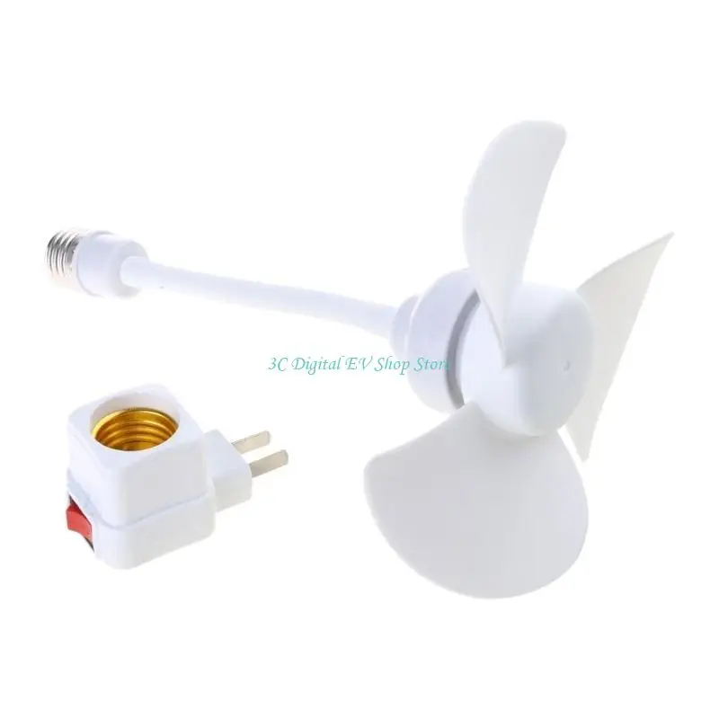 E74D Ceiling Fan 360 Degree Adjustment 6in Chandelier Fan Electric Fan UK/US/EU Plug