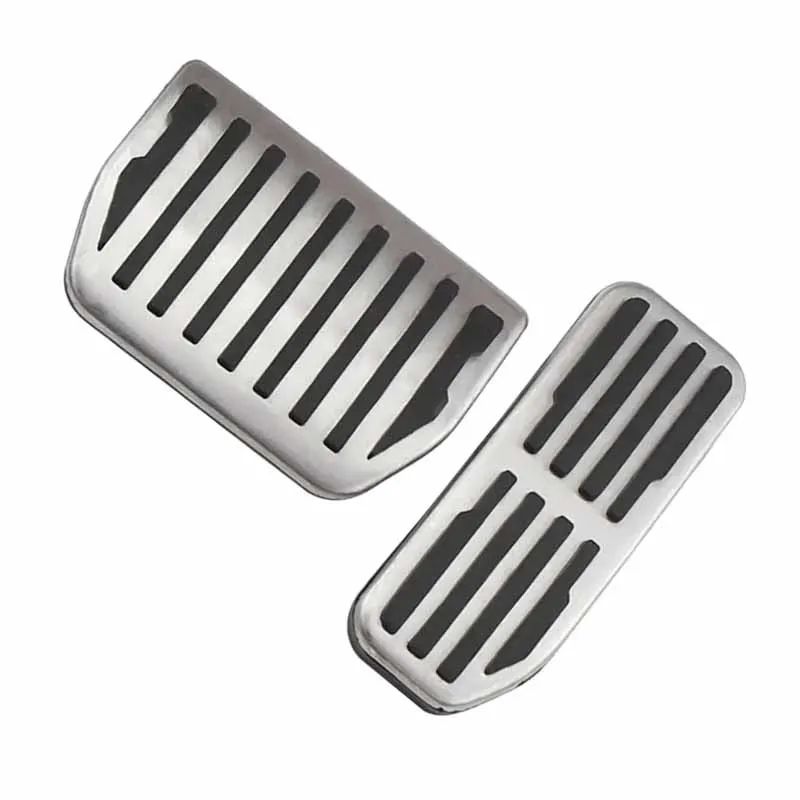 For Jaguar XF X260 Accessories 2015~2022 2021 Brake Non-slip No Drilling Restfoot Pad Protection Stainles Steel Car Foot Pedals