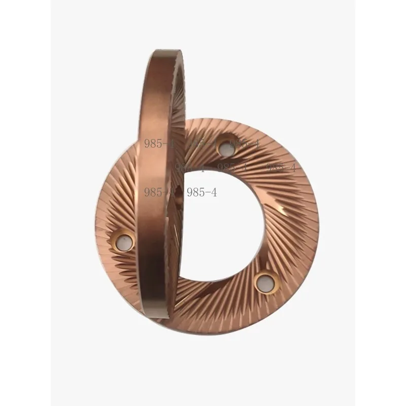Large Size Titanium Alloy Flat Burr Disc, 98MM Fit For Coffee Grinder Mill Equipment