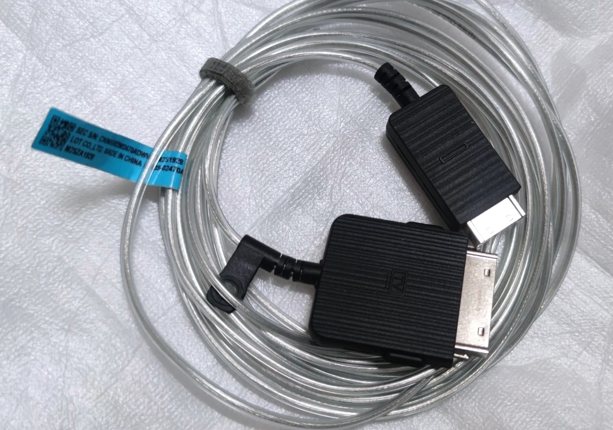 ใหม่ Original BN39-02470A เชื่อมต่อสายไฟเบอร์ออปติคสำหรับ Samsung QLED TV RU Series เชื่อมต่อกล่อง