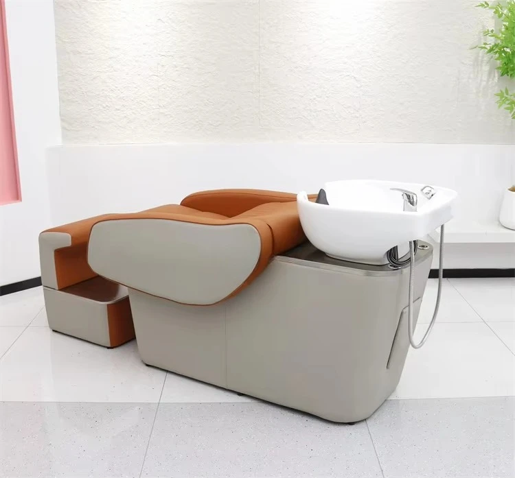 #￥forYicheng Beauty High Quality PU Leather Modern Shampoo Chair for Beauty Salons Barber Shops Spa Bathroom Use