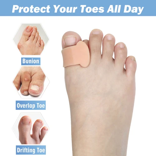 Imagen 2 del producto Pexmen-2 almohadillas piezas para juanetes, separadores de Gel para dedos de los pies, corrige juanetes y restaura los dedos de los pies a su forma Original