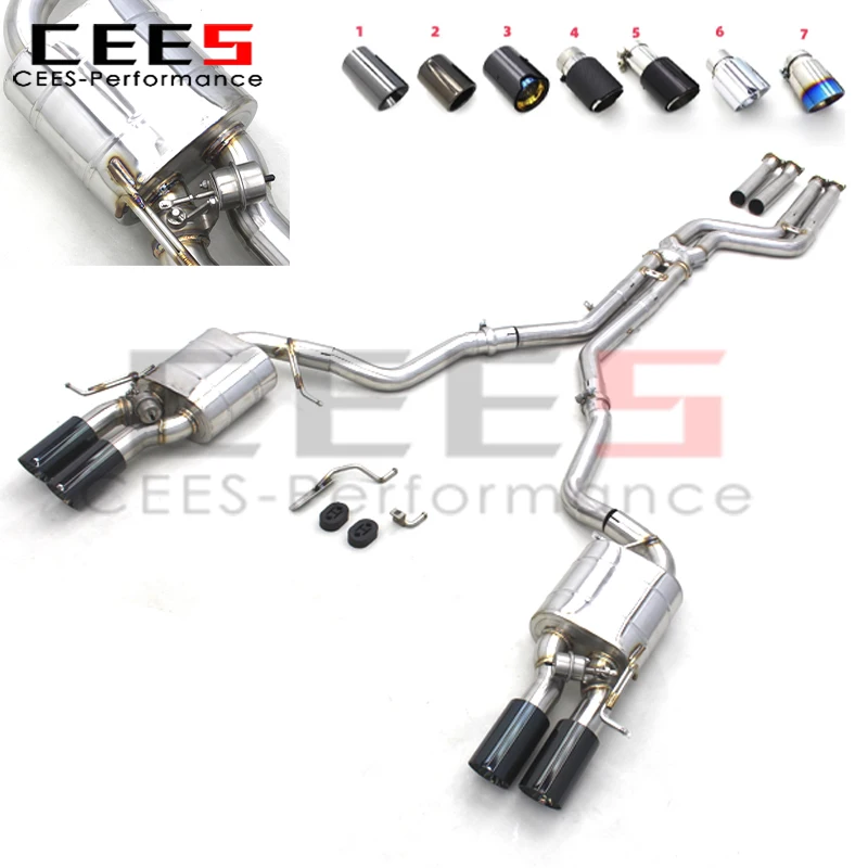 

cees Stainless Steel 304 for BMW Z4 E89 2.5L/3.0L/2.0T/3.0T (2009-2017) Catback Exhaust Car Upgrade Exhaust Pipes System