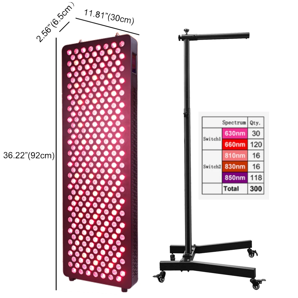 

OEM/ODM Touch Screen Infrared LED Device 630/660/810/830/850nm Full Body Pain Red Light Machine Red Light Therapy Lamp
