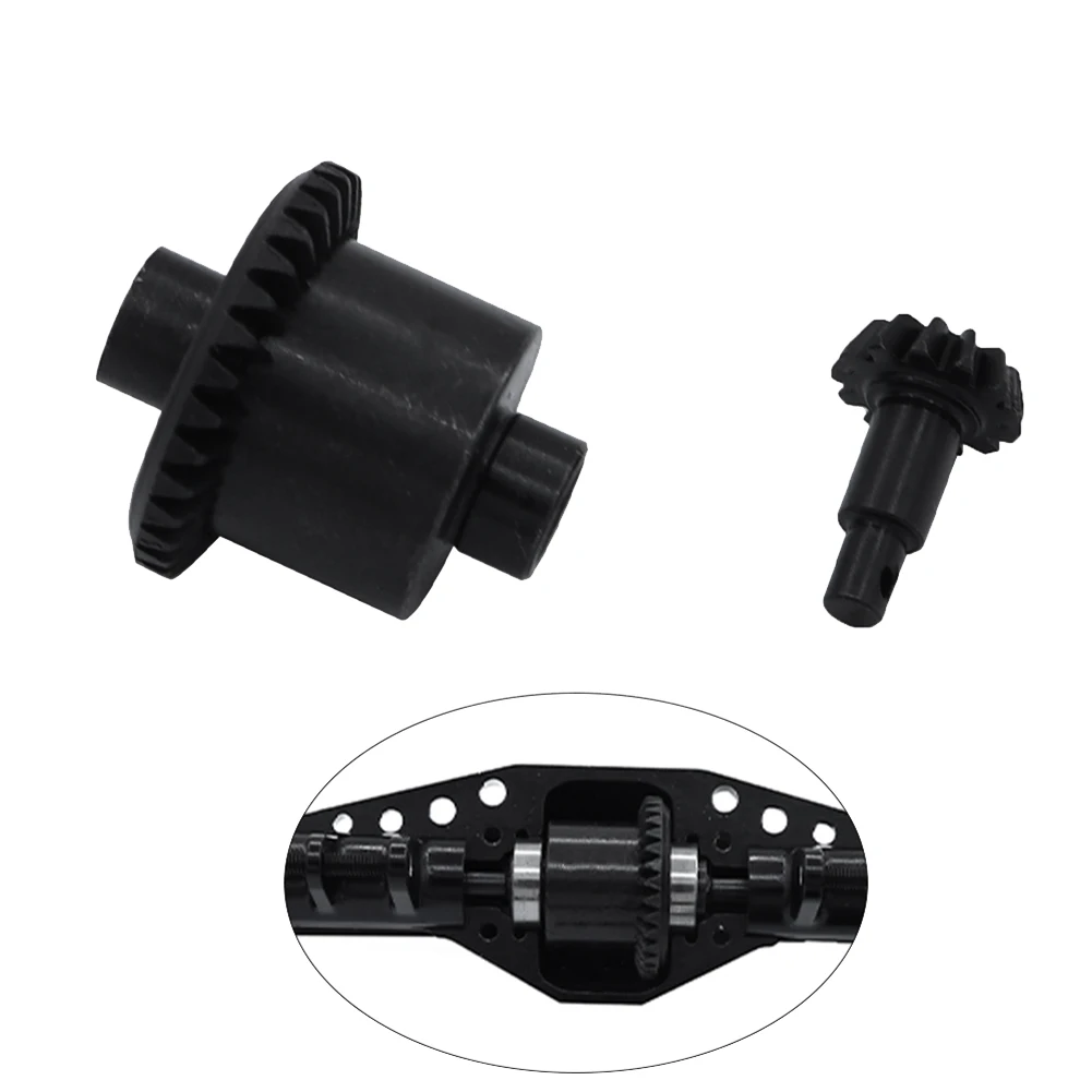 1 par de eje de Portal de acero endurecido, engranaje delantero trasero Universal para Axial 1/18 Capra UTB18 coche trepador de control remoto, piezas de mejora-POS