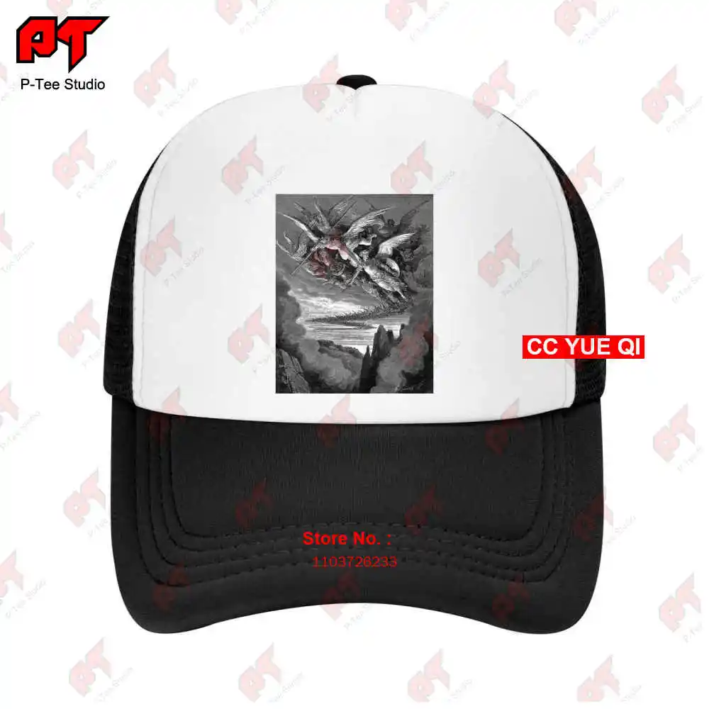 Gustave Dore Illustration John Milton Baseball Caps Truck Cap W3T8