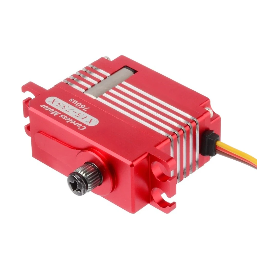 X15-755X 10.2kg 0.04sec Coreless Mini Digital Metal Tail Servo for RC Heli