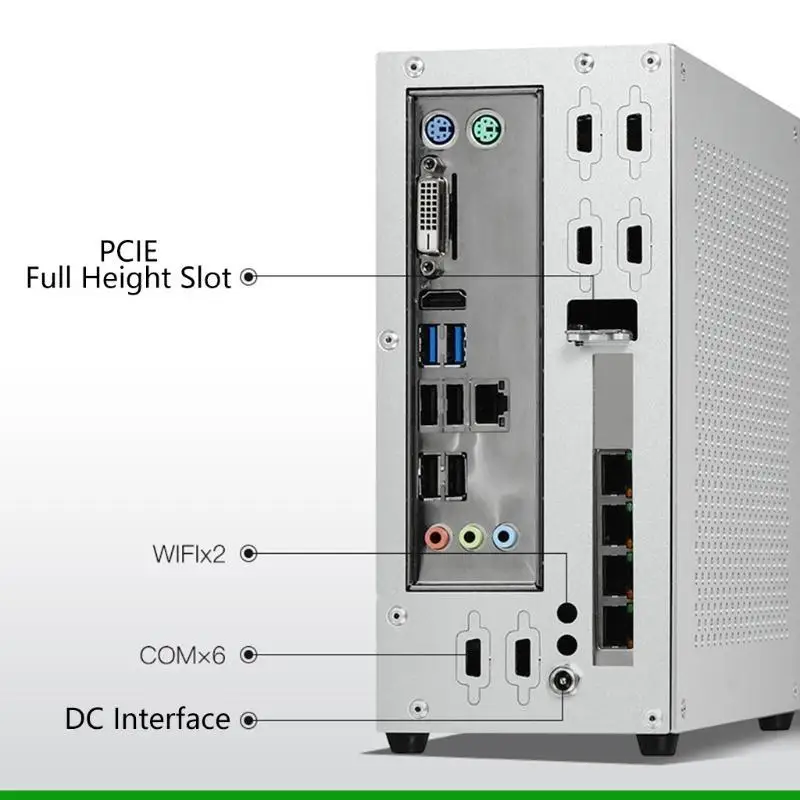 U55C Aluminum Mini ITX Micro для Case Theatre Персональный компьютер Microserver Host CHAS