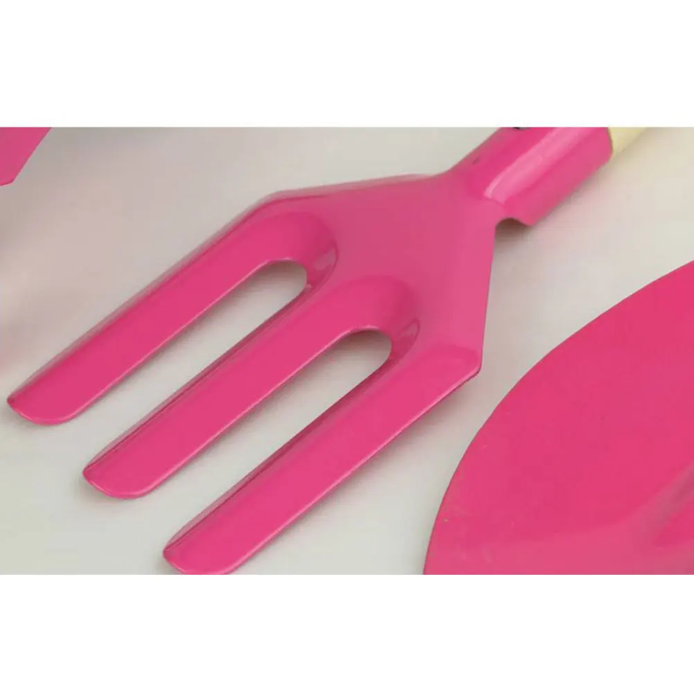 Attrezzi da giardinaggio per bambini Annaffiatoio per bambini Pala di bambù Design sicuro per cartoni animati Uso portatile per interni ed esterni