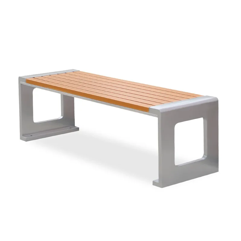 Custom waterproof finished chair Square court bench Outdoor bench Bench Stainless steel seat