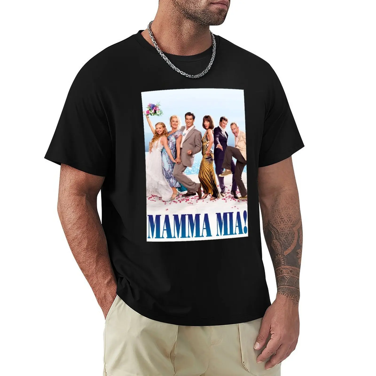 Mamma For Fans T-Shirt Art Pattern Printed Casual Top
