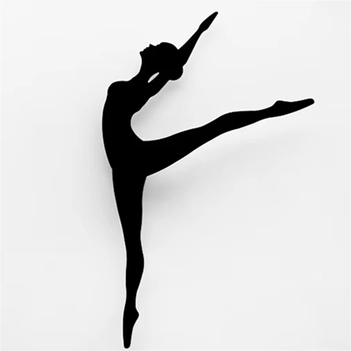 T88C 魅力的なヨガダンサーの壁時計、ベビールームの装飾、モダンな壁時計、ダンサーの壁俳優の装飾時計