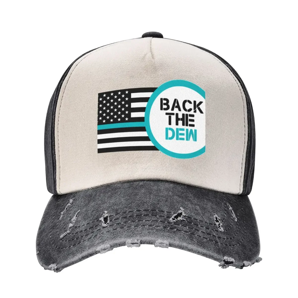 Back the Dew | Baja Blast Pride | Thin Dew Line Baseball Cap Rave Sun Cap Women Men's