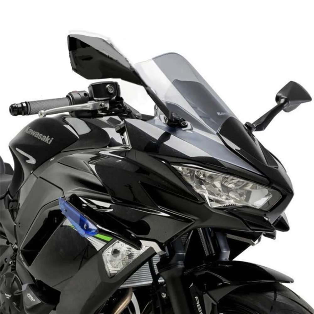 

Motorcycle Fixed Winglets For Kawasaki Ninja 650 NINJA650 2020-2023 Fairing Downforce Sport Side Spoilers Frame Wind Deflector