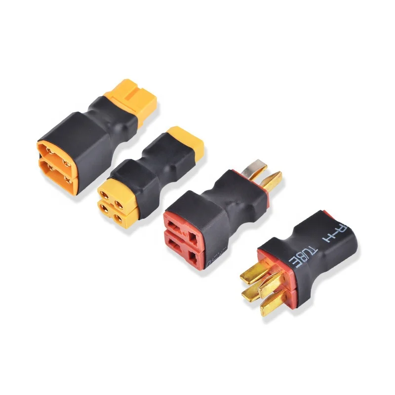 50PCS XT60 Deans T Plug Series Parallel Converter Wireless Adapter Connector For RC Model Lipo Battery Accessories
