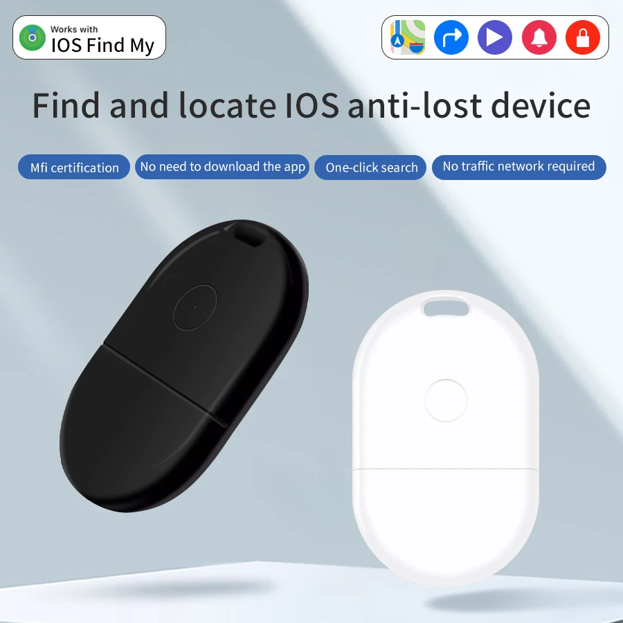 جهاز تعقب GPS ذكي يعمل مع تطبيق Find My APP جهاز تذكير مضاد للفقدان لاسلكي لمفتاح تحديد موقع IOS للأطفال مكتشف الحيوانات الأليفة #1