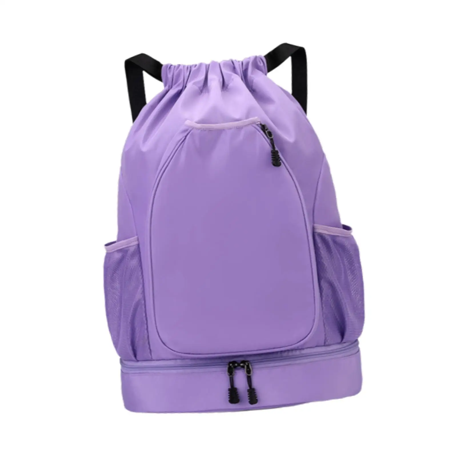 Drawstring Backpack Bag Adjustable Shoulder Straps Basketball Carrying for Basketball Rugby Ball Volleyball Football Men Women