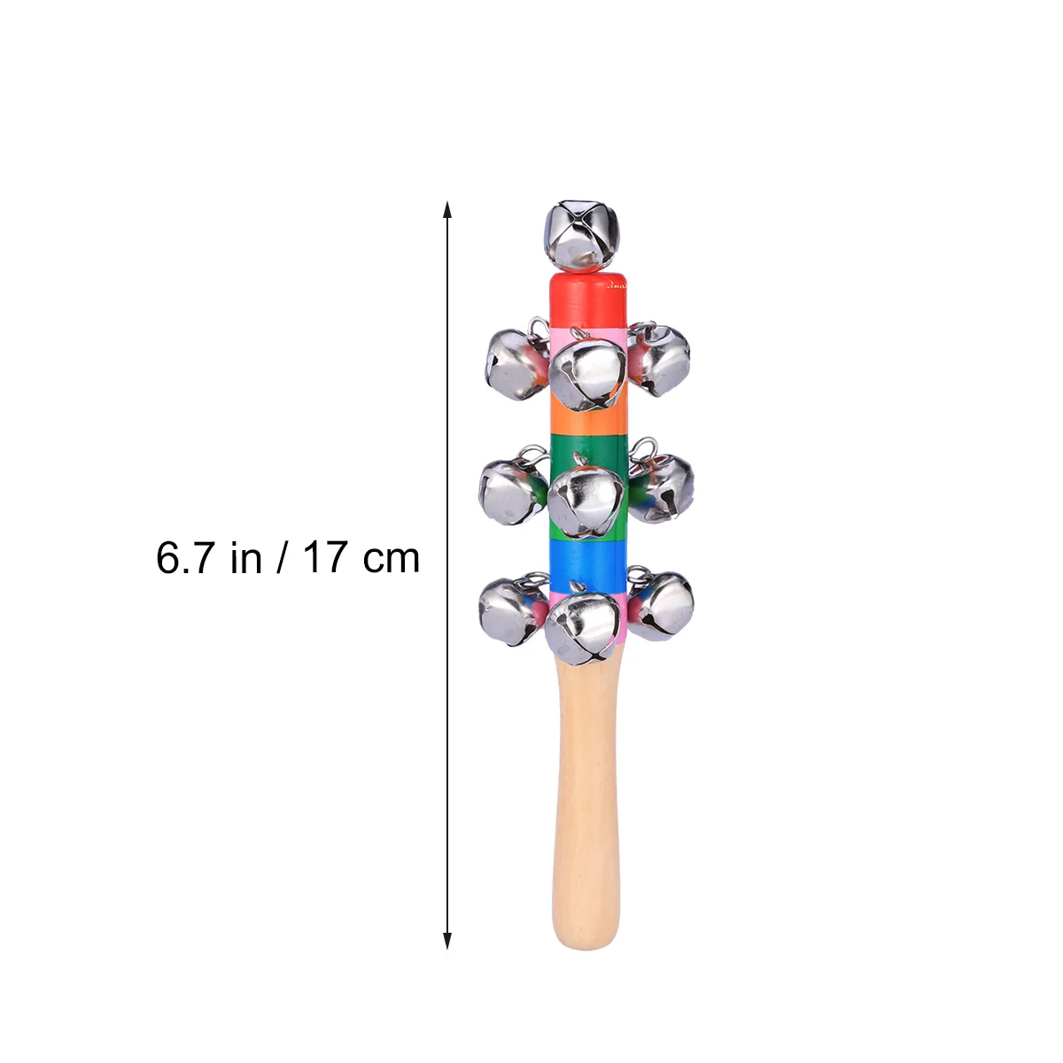 

3pcs Hand Bell Toys Kids Musical Instruments Jingle Bells EcoFriendly Grasp Auditory Sensory Development