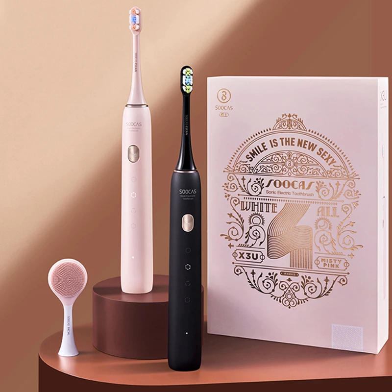 SOOCAS X3U Sonic Electric Toothbrush Smart Tooth Brush Ultrasonic Automatic Toothbrush USB Fast Rechargeable Adult Waterproof