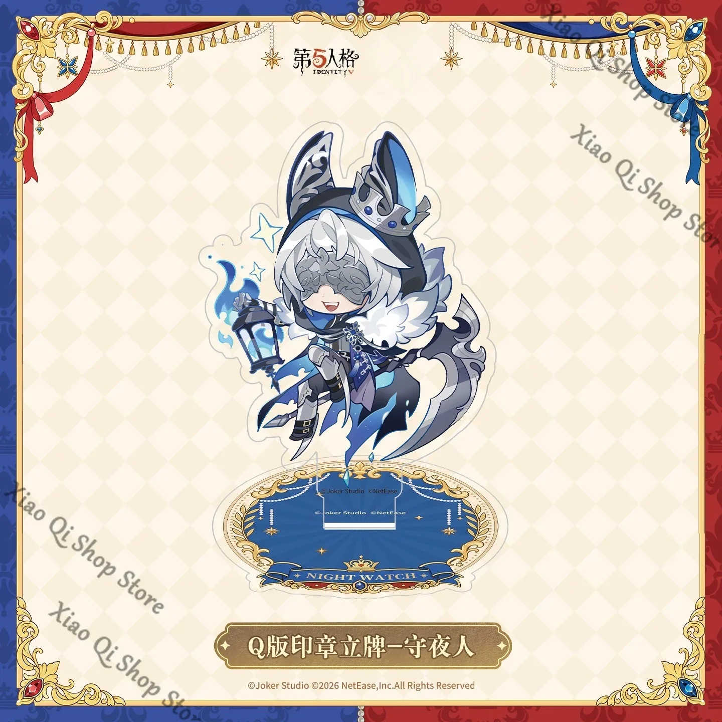Identity V Journalist Mercenary Night Watch Novelist Cosplay Anime Q Version Acrylic Figure Standing Sign Accessory Cartoon Gift view 6