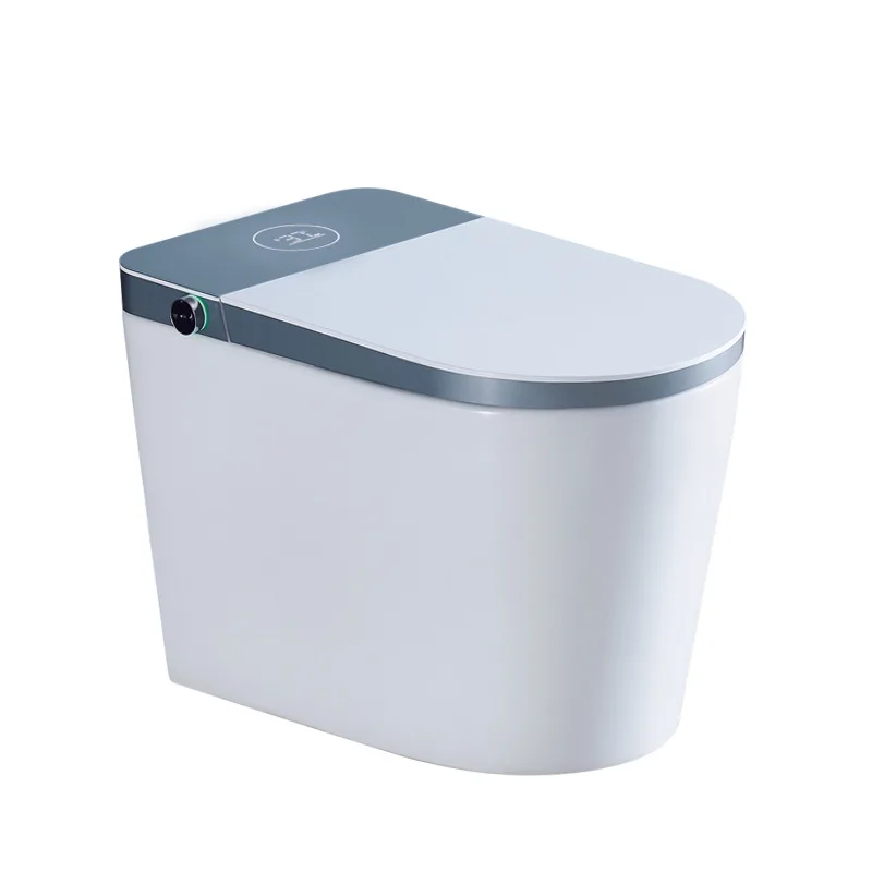 Big U foam shield splash-proof smart toilet foot flush automatic flip