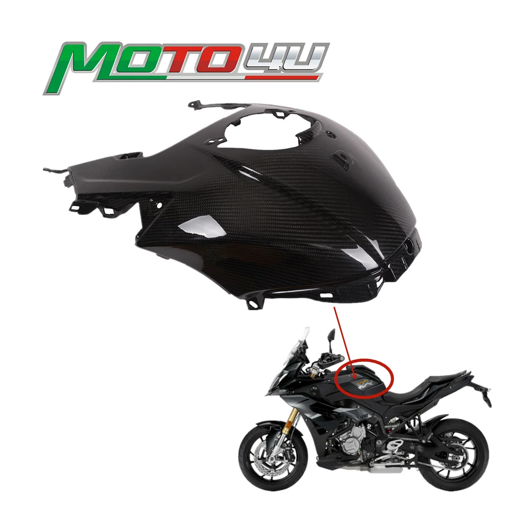 

For BMW S1000XR S1000 XR 2015 2016 2017 2018 2019 100% Carbon Fiber Fuel Gas Tank Cover Motorcycle Fairings Gloss