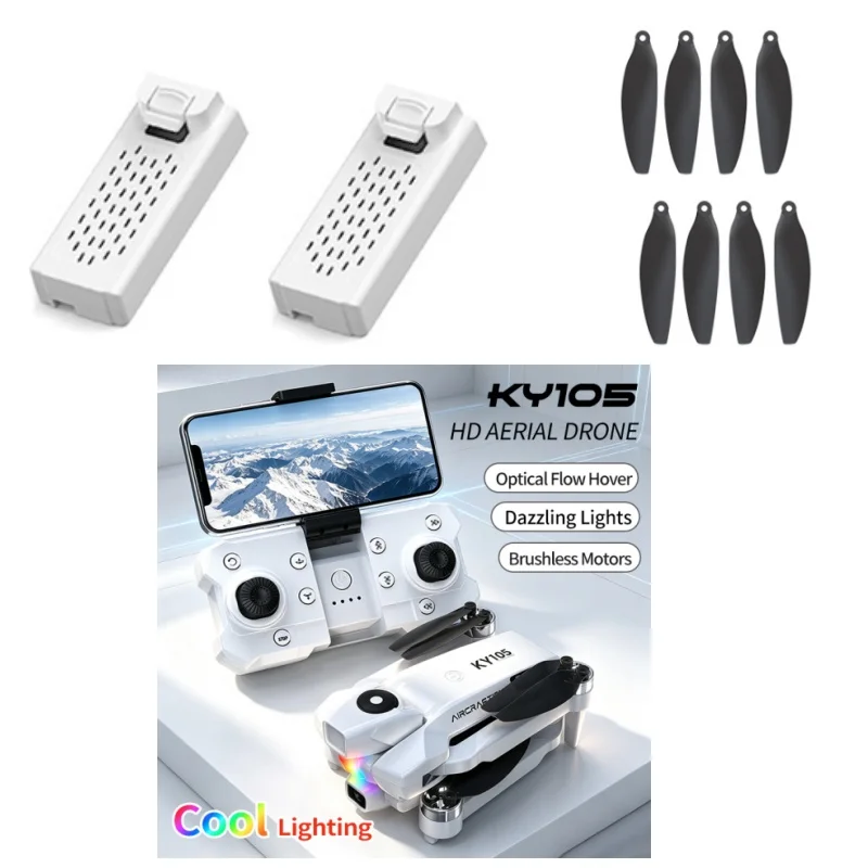 KY105 Drone Battery 3.7V 1800mAh Battery Propeller Accessories For KY105 Remote Control Drone KY105 Dron Battery Blades