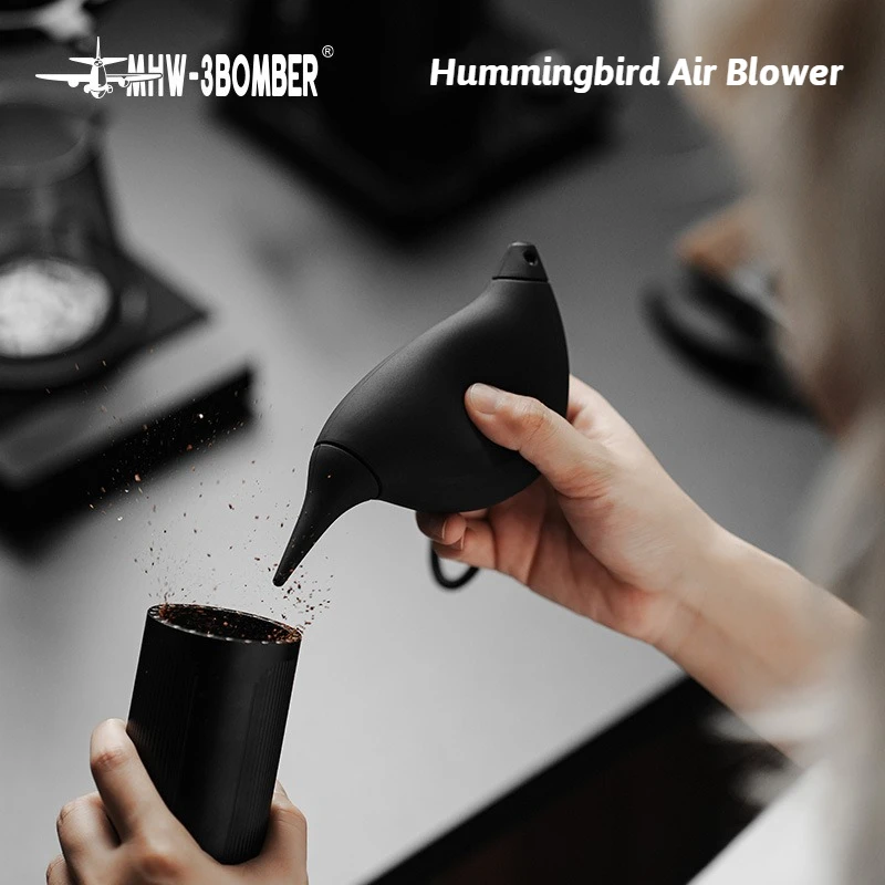 

MHW-3BOMBER Silicone Hummingbird-inspired Air Blow Cleaning Tool for Coffee Grinder Camera Keyboard Watch 360° Rotation