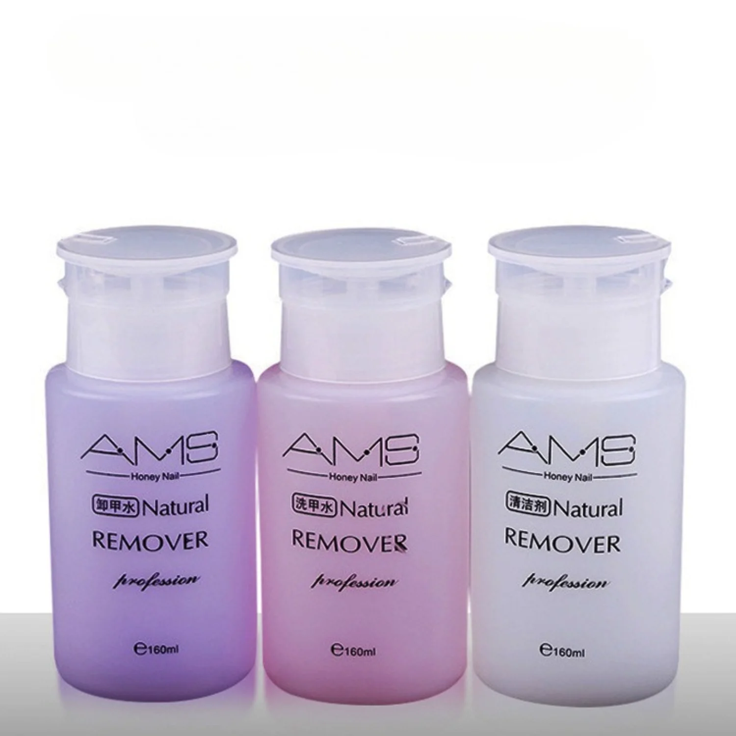Limpador mais líquido para remover esmalte em gel uv, esmalte para arte em unhas, garrafa de acetona, ferramenta removedora de esmalte 160ml