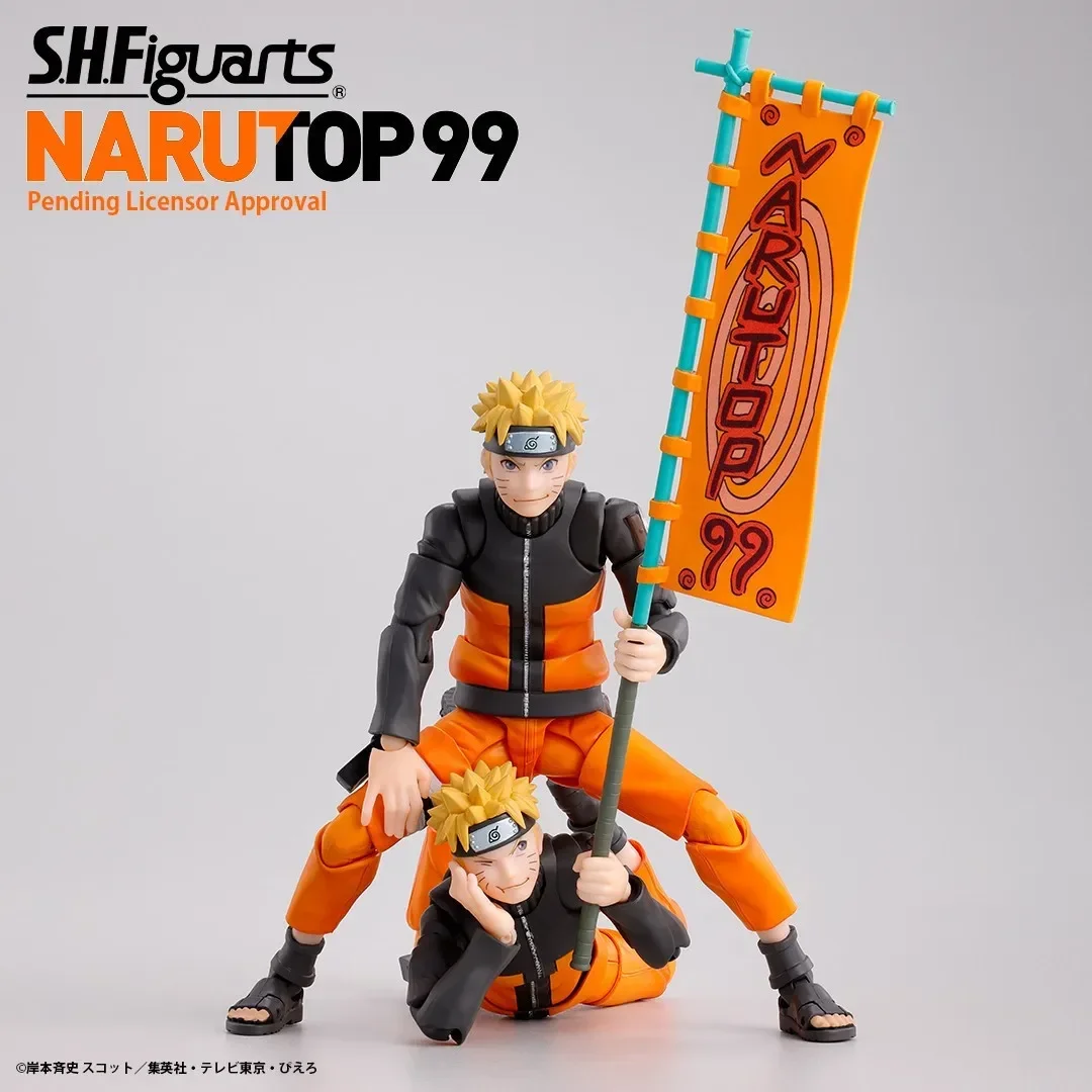 

Original BANDAI S.H.Figuarts Naruto P99 Edition Naruto Uzumaki Anime Figure Toys SHF PVC Model Collction Birthday Gift