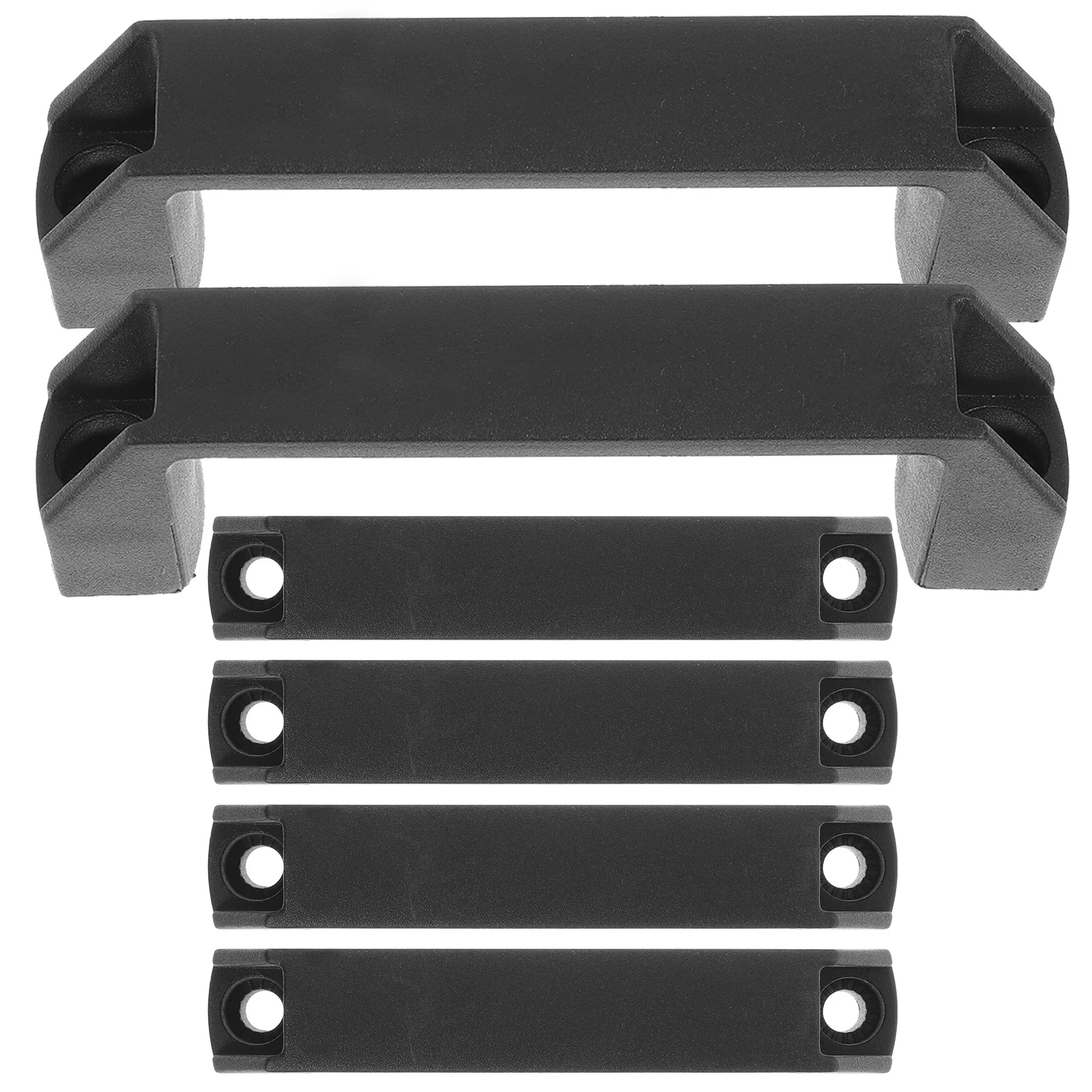 10 قطعة مقابض شريط مربع لخزانة خزانة خزانة صندوق كهربائي دائم النايلون المضادة للتآكل تركيبات الأجهزة الحديثة