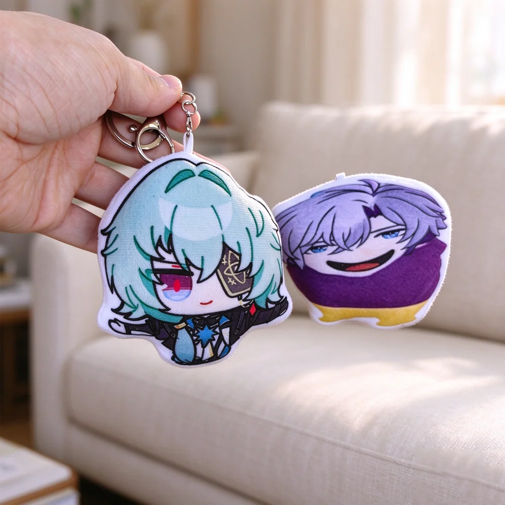 10cm Pressing Can Make isolation‌ Sound Phainon Khaslana and Anaxagoras Anaxa Honkai Star Rail Plush Toy Anime Game Plushie Doll
