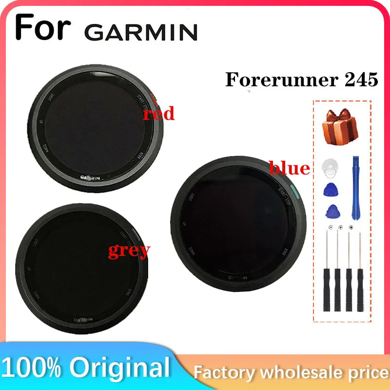 

For Garmin Forerunner 245 LCD Display Screen Replacement Screen Repair Replacement For Garmin Music Watch 245 LCD