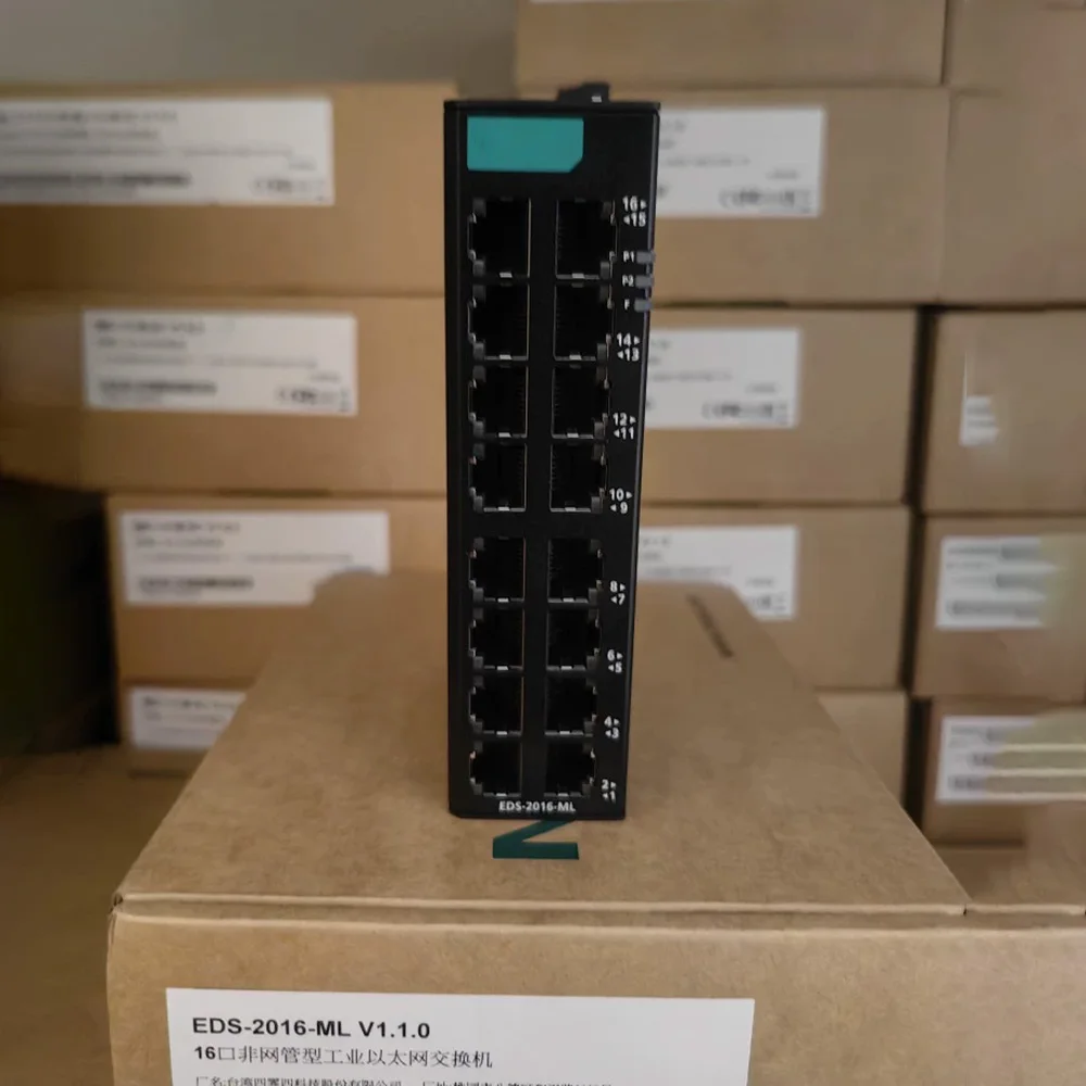 Für MOXA 16-Port Unmanaged 100 Gigabit Switch EDS-2016-ML