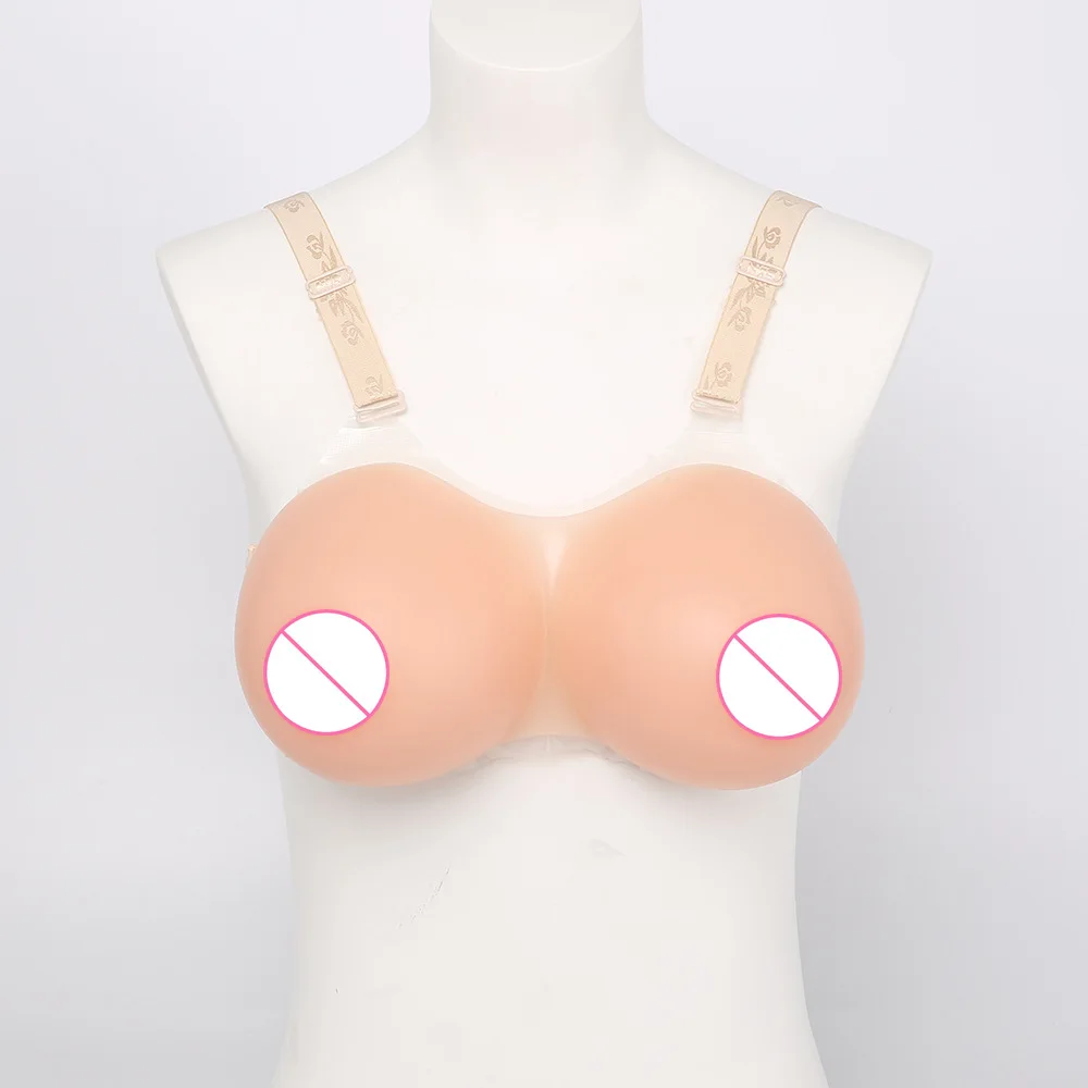 Round Shape Silicone False Breast Forms For Cross Dressers Drag Shemale Crossdress Transgender Cosplay Favorite 570-1840g/Pair