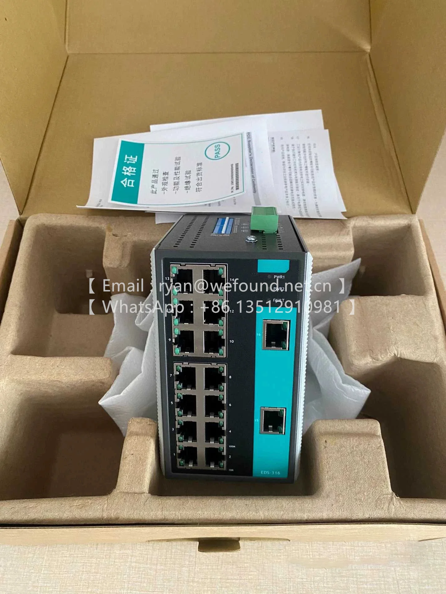 EDS-316 16-port unmanaged Ethernet switches  EDS316