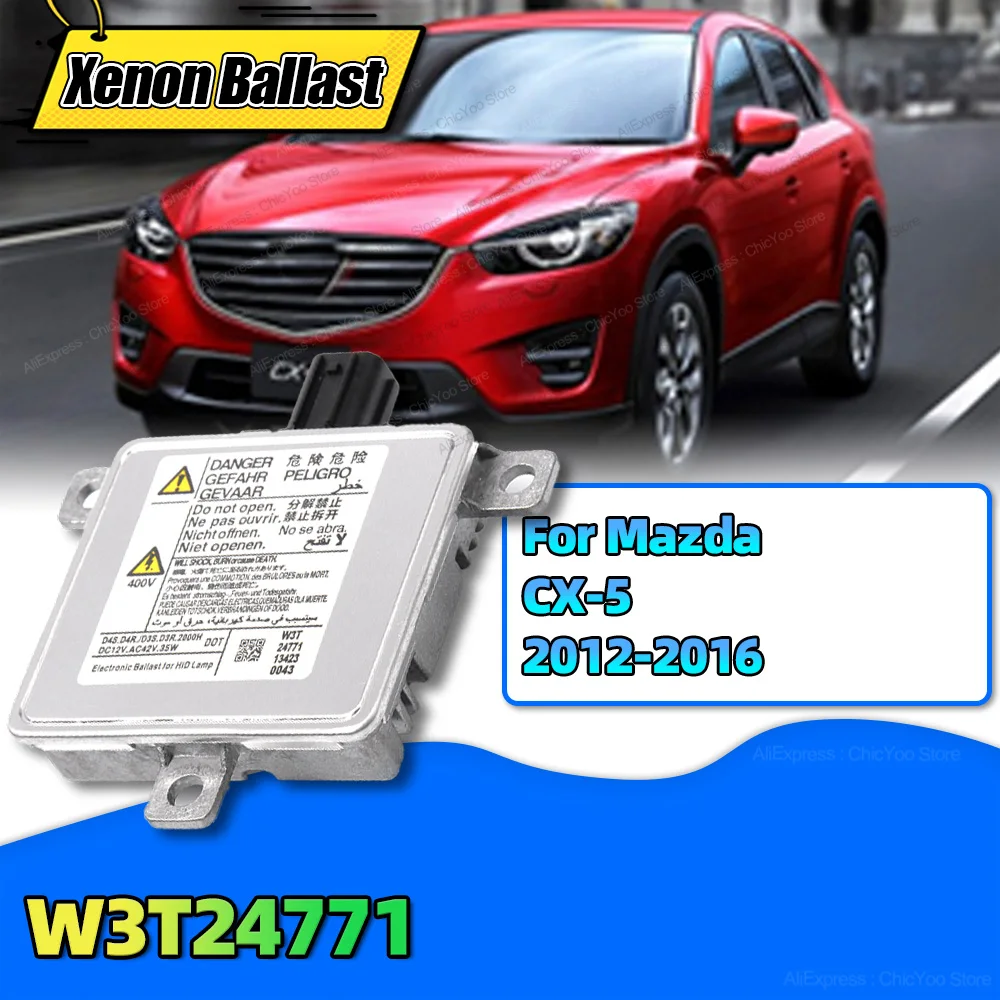 Xenon Ballast W3T24771 HID Headlight Module D4S D4R W3T21571 W3T23371 For Mazda CX-5 CX5 2012 2013 2014 2015 2016